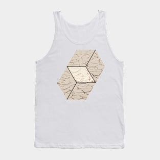 Earth hexagon abstract - Earth sign - The Five Elements Abstract  Symbol Tank Top